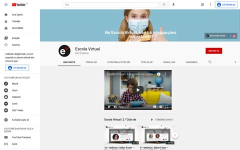 Escola Virtual - YouTube