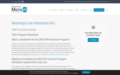 Meaningful Use Attestation FAQ | MicroMD