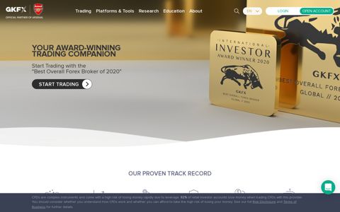GKFX: Trade Forex & Stocks, Indices, Metals and Oil CFDs