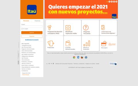 Itaú CorpBanca Colombia SA - portal itau