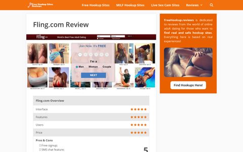 Fling.com Review [2020] – Free Hookup Sites