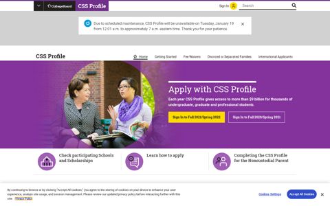 Apply for College Financial Aid – CSS Profile | College Board