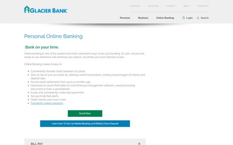 Online Banking | Mobile Deposits | Glacier Bank | Butte Kalispell