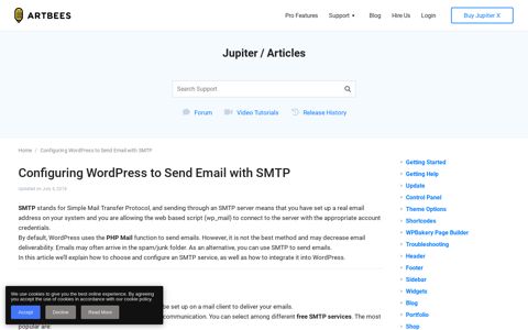 Configuring WordPress to Send Email with SMTP - WordPress ...
