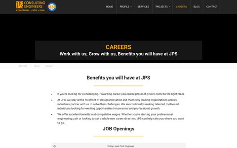Career | JPS Consulting Engineers