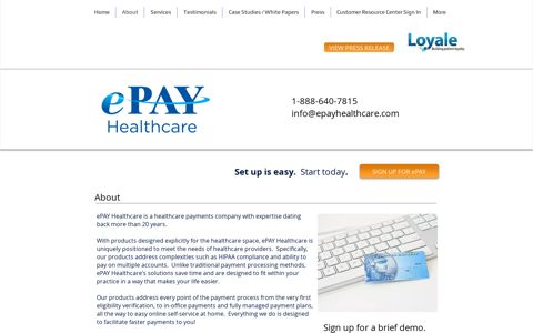 About ePAY – helping patients pay online, patient portal