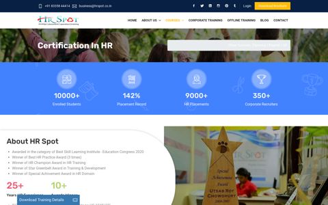 Certification in Online Human Resource ... - HR Spot