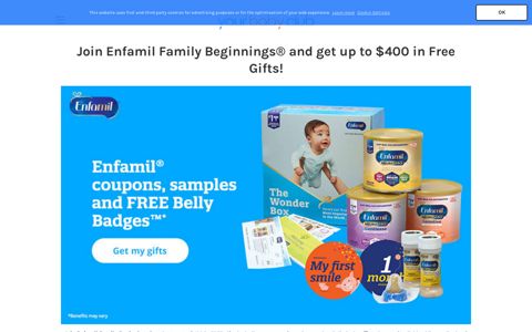 Join Enfamil now for up to $400 in FREE gifts - Your Baby Club