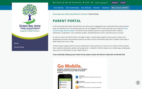 Parent Portal - Green Bay Area Public School District
