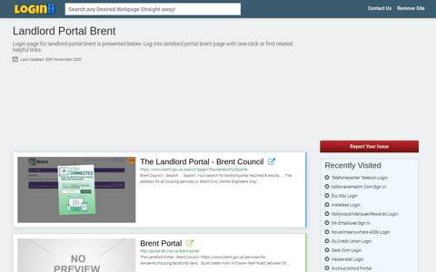 Landlord Portal Brent - Loginii.com