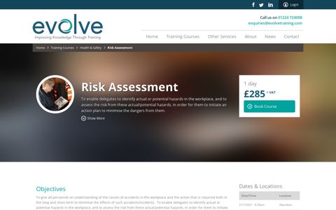 Risk Assessment - Evolve Training