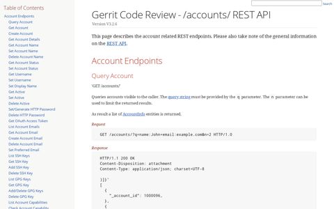 Gerrit Code Review - /accounts/ REST API - Eclipse Git ...