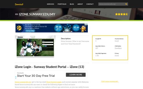 Welcome to Izone.sunway.edu.my - IZone Login - Sunway ...
