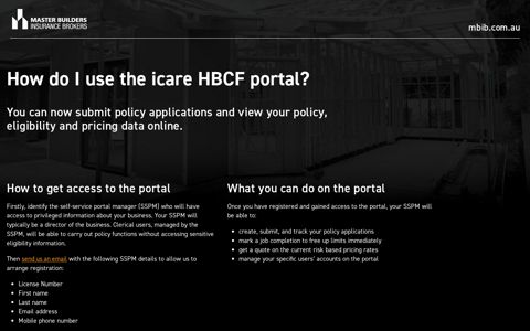 Using the HBCF portal | Home Building Compensation Fund ...