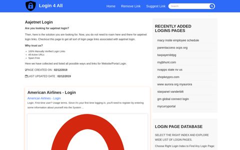 aajetnet login - Official Login Page [100% Verified] - Login 4 All