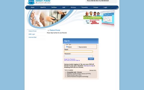 webstermd ::: Patient Portal ::: InterMed Associates