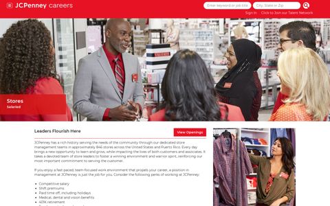 JCPenney - Careers in Store Salaried Positions
