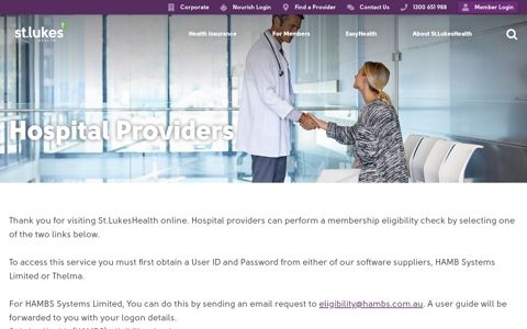 Hospital Providers | St. Lukes Health