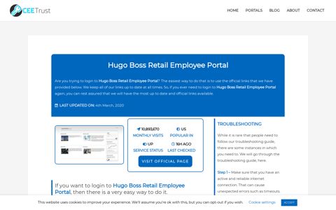 Hugo Boss Retail Employee Portal - Find Official Portal