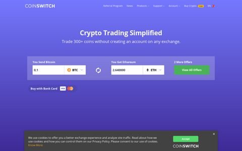 Cryptocurrency Trading Platform : Instant Cryptocurrency ...