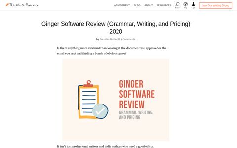 Ginger Software Review (Grammar, Writing, and Pricing) 2020