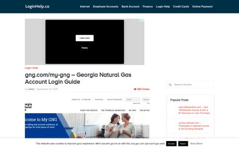 gng.com/my-gng - Georgia Natural Gas Account Login Guide ...