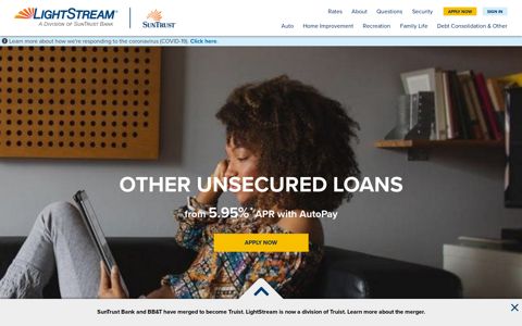 SunTrust's Online Loan Solution for Almost ... - LightStream
