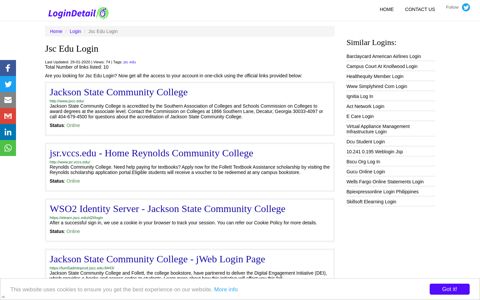 Jsc Edu Login Jackson State Community College - http://www ...