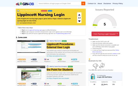 Lippincott Nursing Login