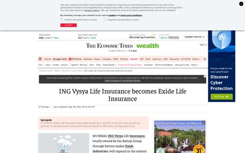 ING Vysya Life Insurance becomes Exide Life Insurance - The ...