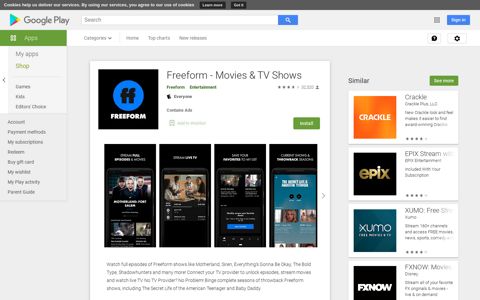 Freeform - Movies & TV Shows - Apps on Google Play
