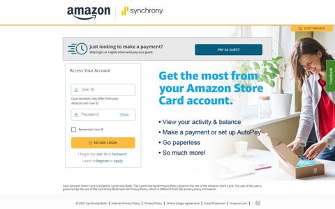Manage Your Amazon Credit Card Account