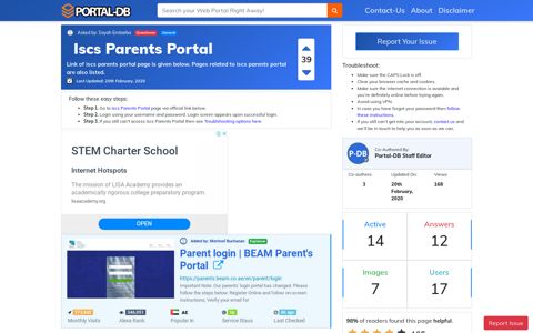 Iscs Parents Portal