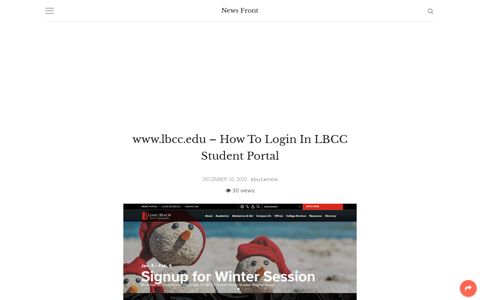 www.lbcc.edu - How To Login In LBCC Student Portal