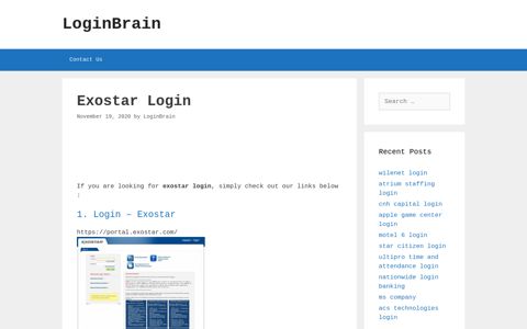 Exostar Login - Exostar - LoginBrain