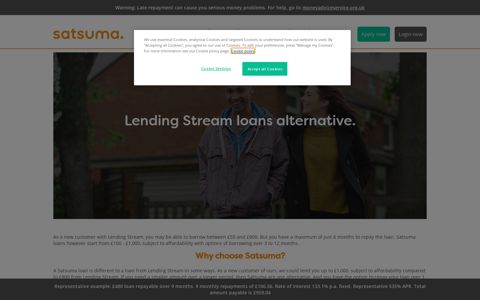 Lending Stream Loans alternative | Satsuma Loans