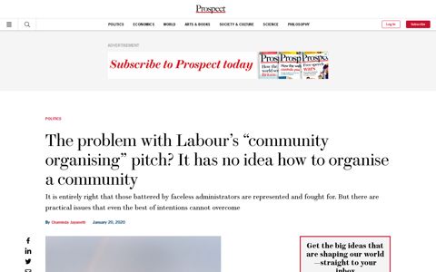The problem with Labour's "community organising" pitch? It ...