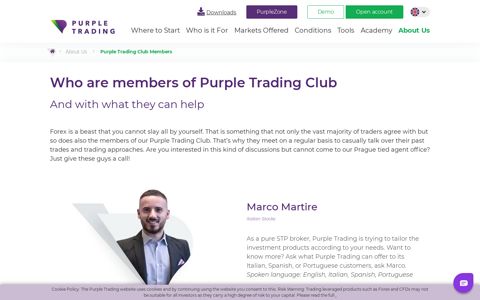 Purple Trading Club Members - Purple Trading