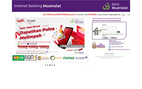 Internet Banking Bank Muamalat - Internet Banking Muamalat
