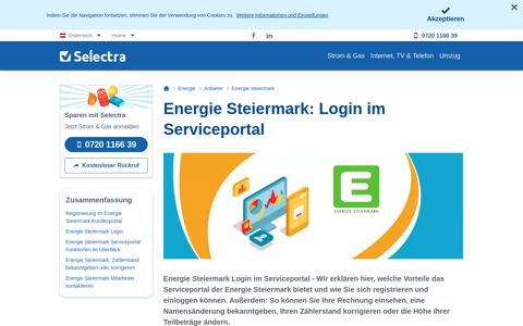 Energie Steiermark: Login im Serviceportal - Selectra