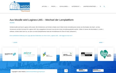 Aus Moodle wird Logineo-LMS – Wechsel der Lernplattform ...