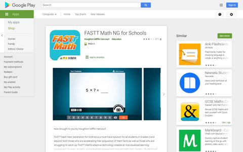 FASTT Math NG for Schools - Apps on Google Play