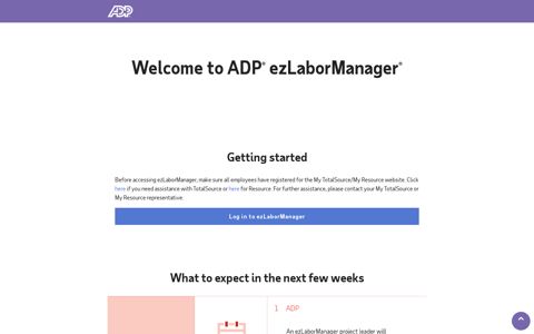Welcome to ezLaborManager