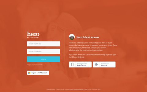 Hero School Access - Login | Hero