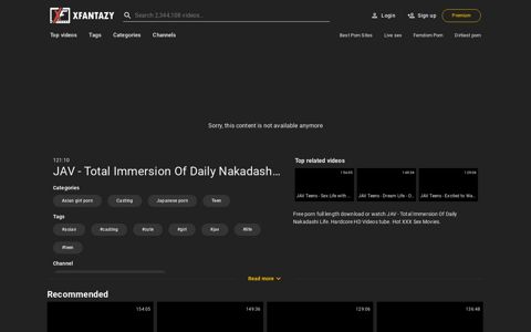 JAV - Total Immersion Of Daily Nakadashi Life - XFantazy.com