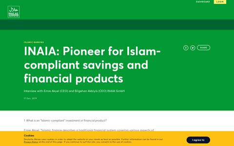 Islamic Banking: INAIA: Pioneer for Islam-compliant savings ...