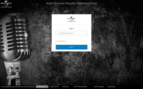 UMG Royalty Statement Portal