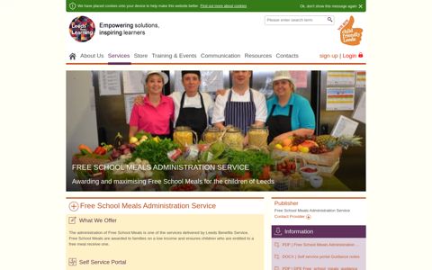 Free School Meals Administration Service | Leeds for Learning