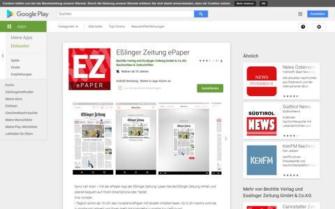 Eßlinger Zeitung ePaper – Apps bei Google Play
