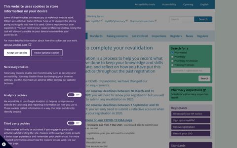 How to complete your revalidation | General Pharmaceutical ...